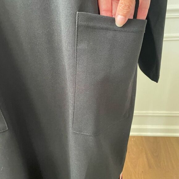 Joh Kylia Crepe Knit Dress with Hoodie Black $100 M - Picture 5 of 9